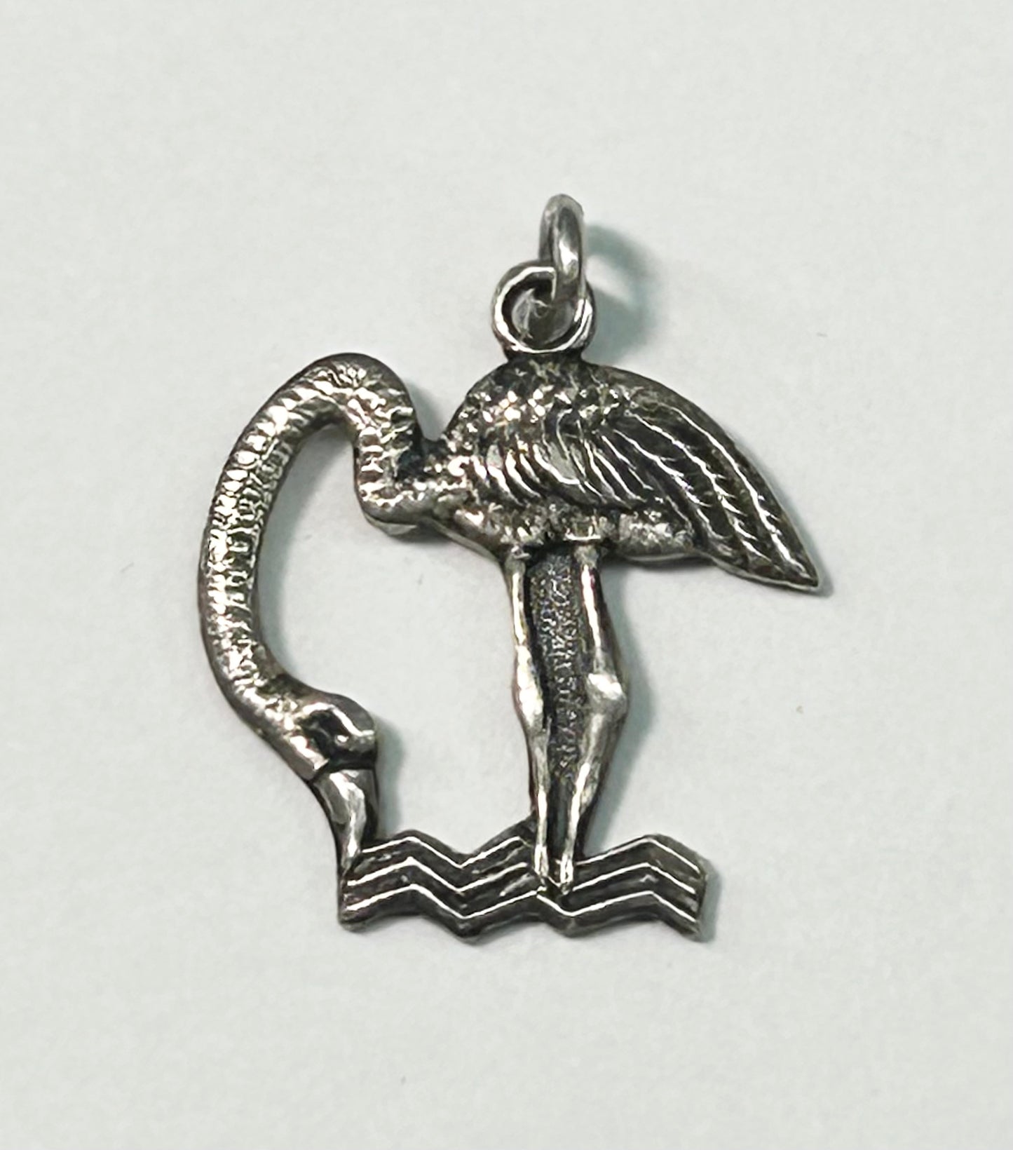 Sterling Silver Flamingo Charm or Pendant