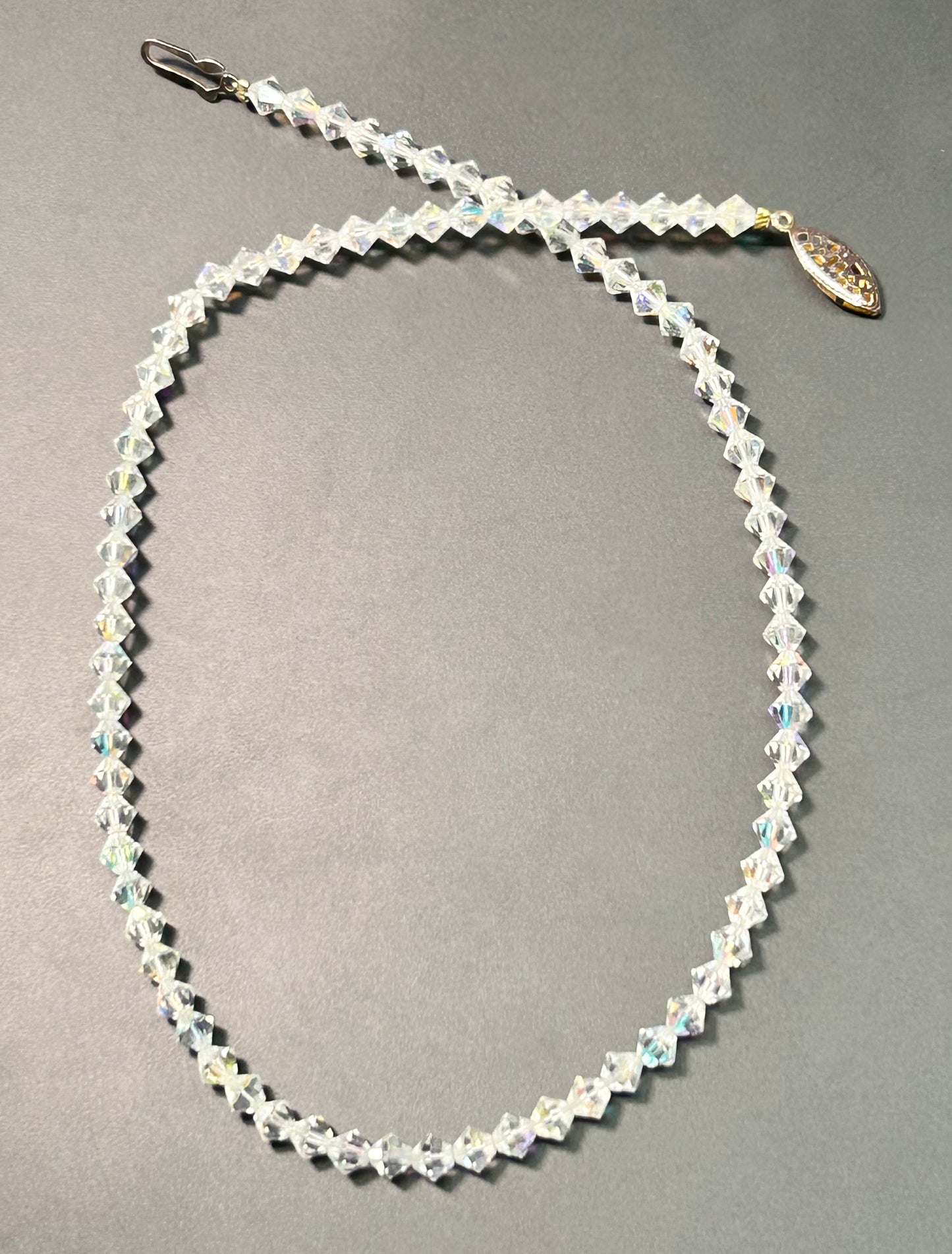 Vintage AB Glass Necklace