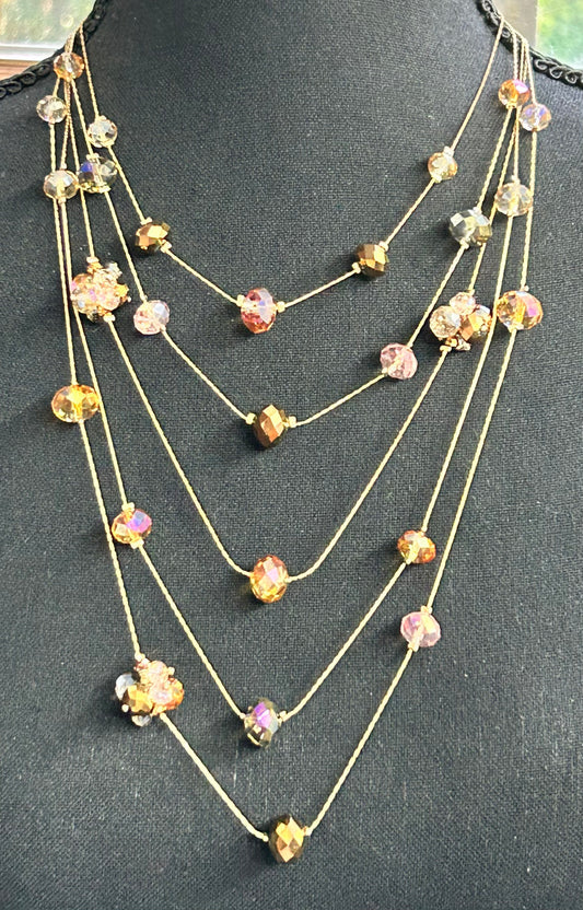 Ali Khan Five Stand Necklace