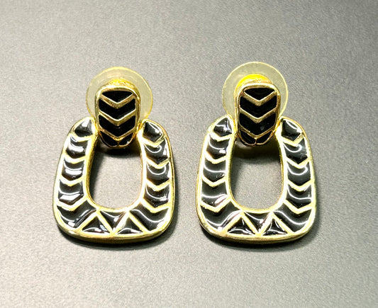 Enamel Earrings