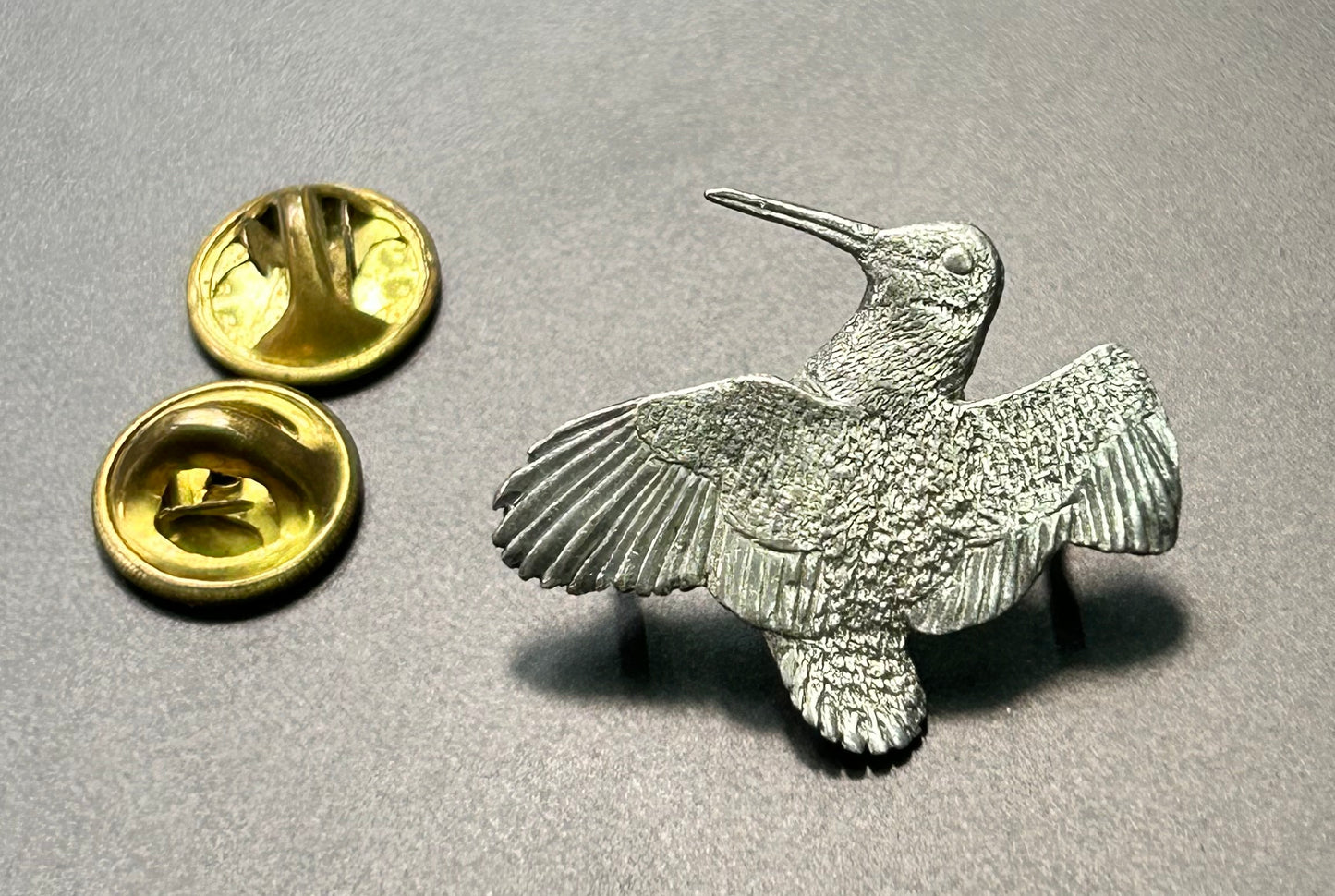 1989 GG Harris Pewter Woodcock Pin