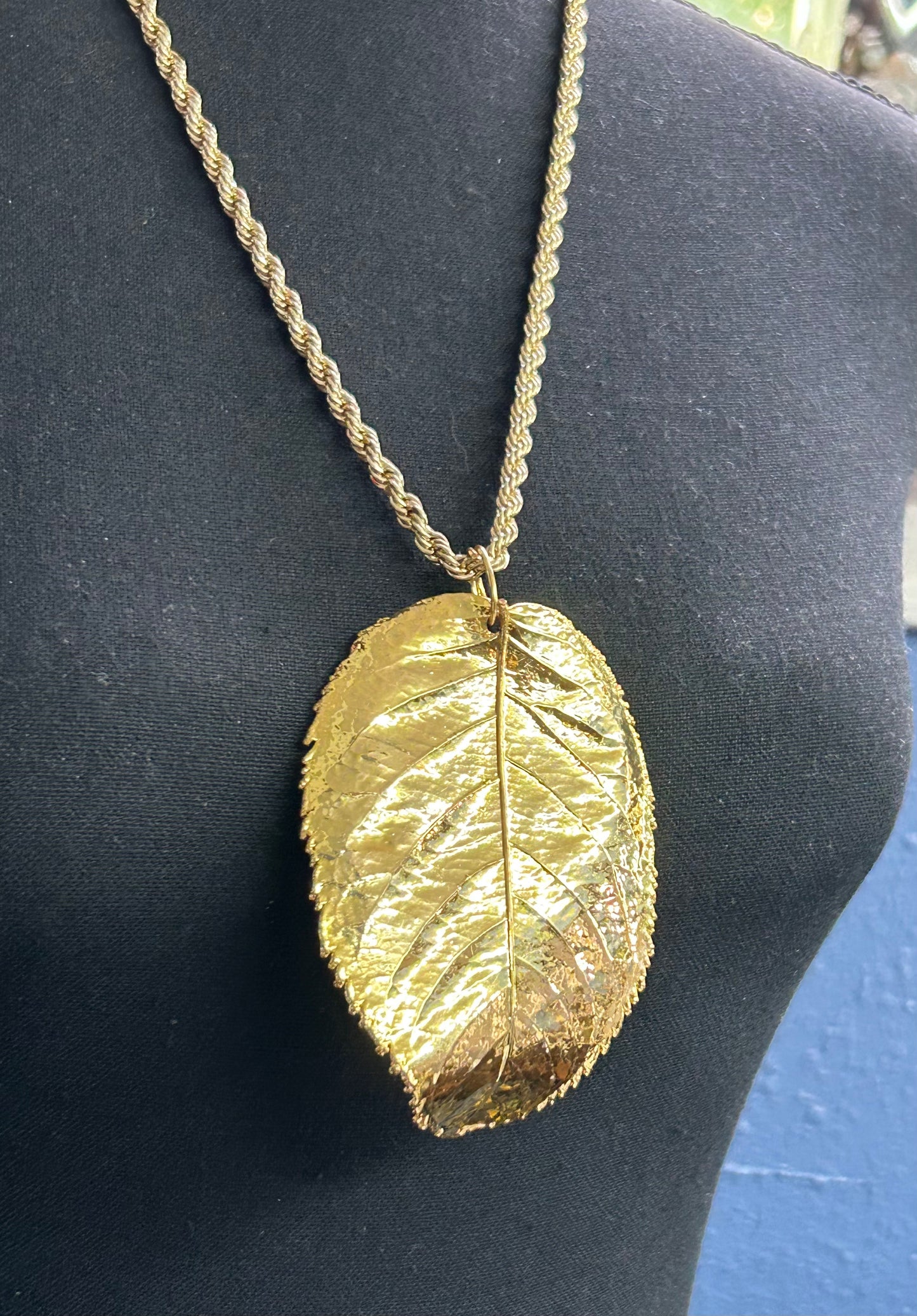 Large Leaf Necklace
