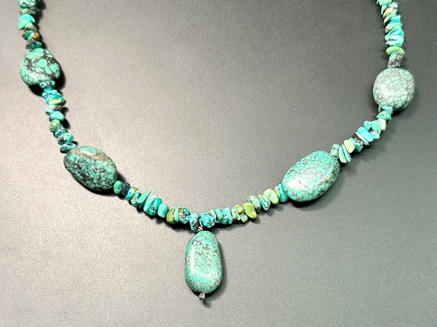 Sterling Silver Turquoise Necklace