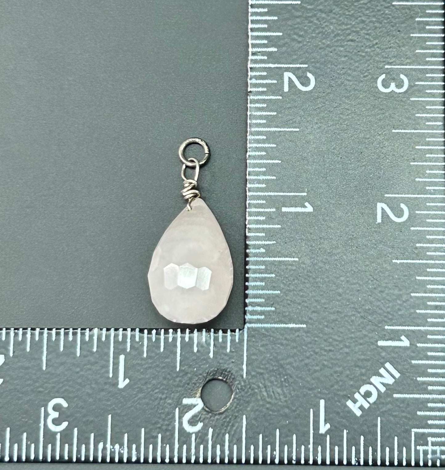 Sterling Silver Rose Quartz Pendant