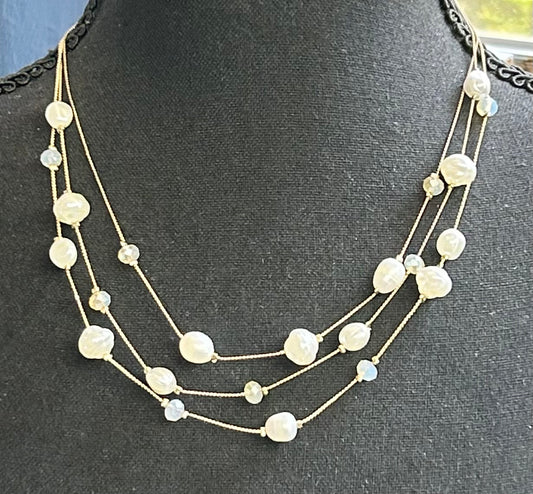 Faux Pearl Necklace