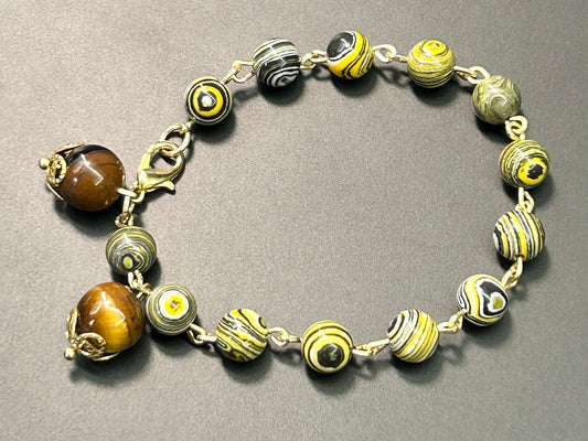 Yellow Malachite Bracelet