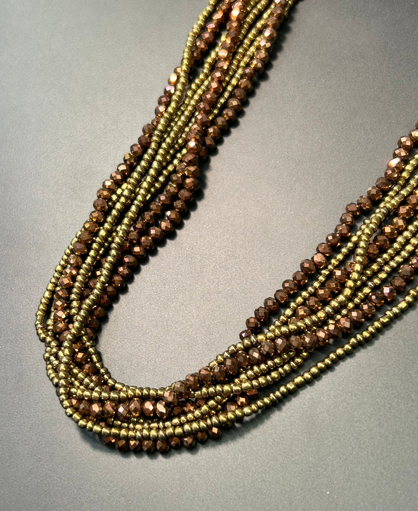 Glass & Seed Bead Interchangeable Necklace