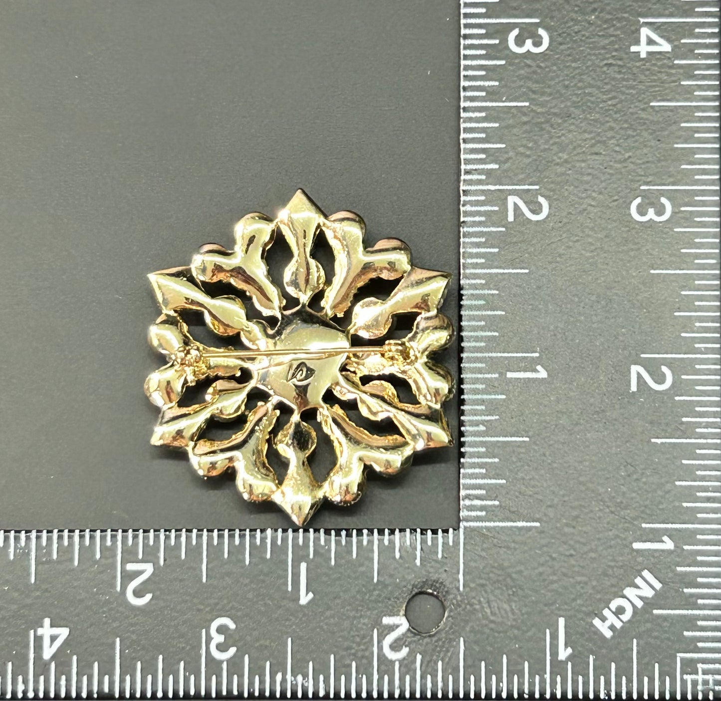 Liz Claiborne Rhinestone Brooch