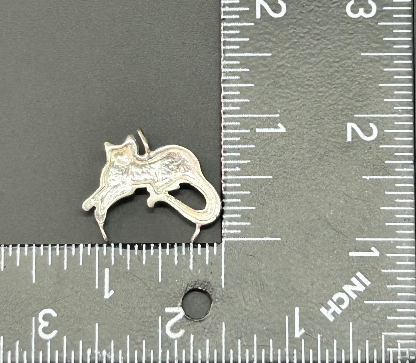 Sterling Silver Cat Pendant