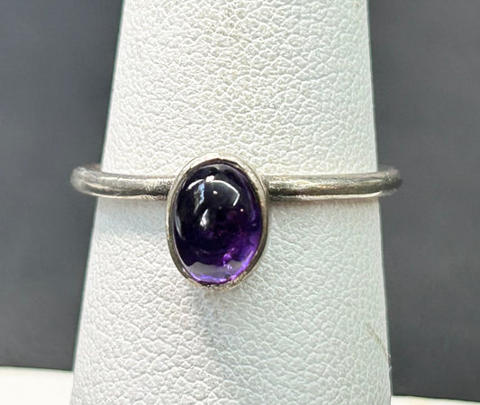 Sterling Silver Amethyst Ring