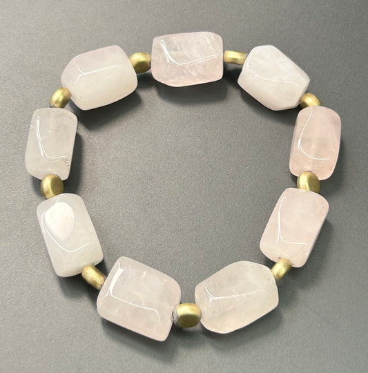 Rose Quartz Stretch Bracelet