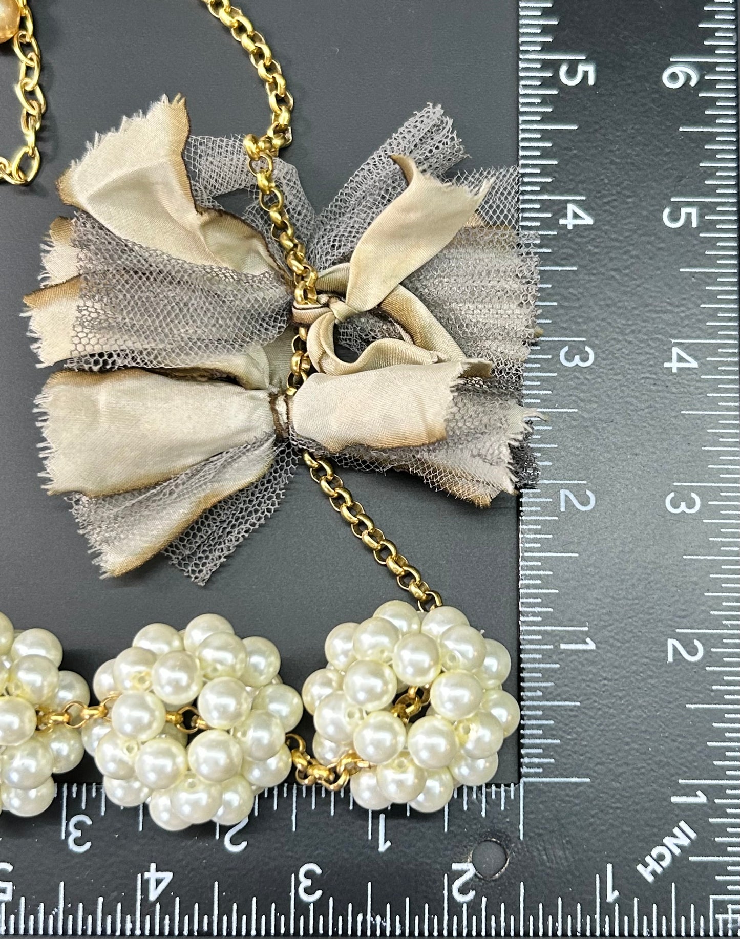 Lenora Dame Faux Pearl Necklace