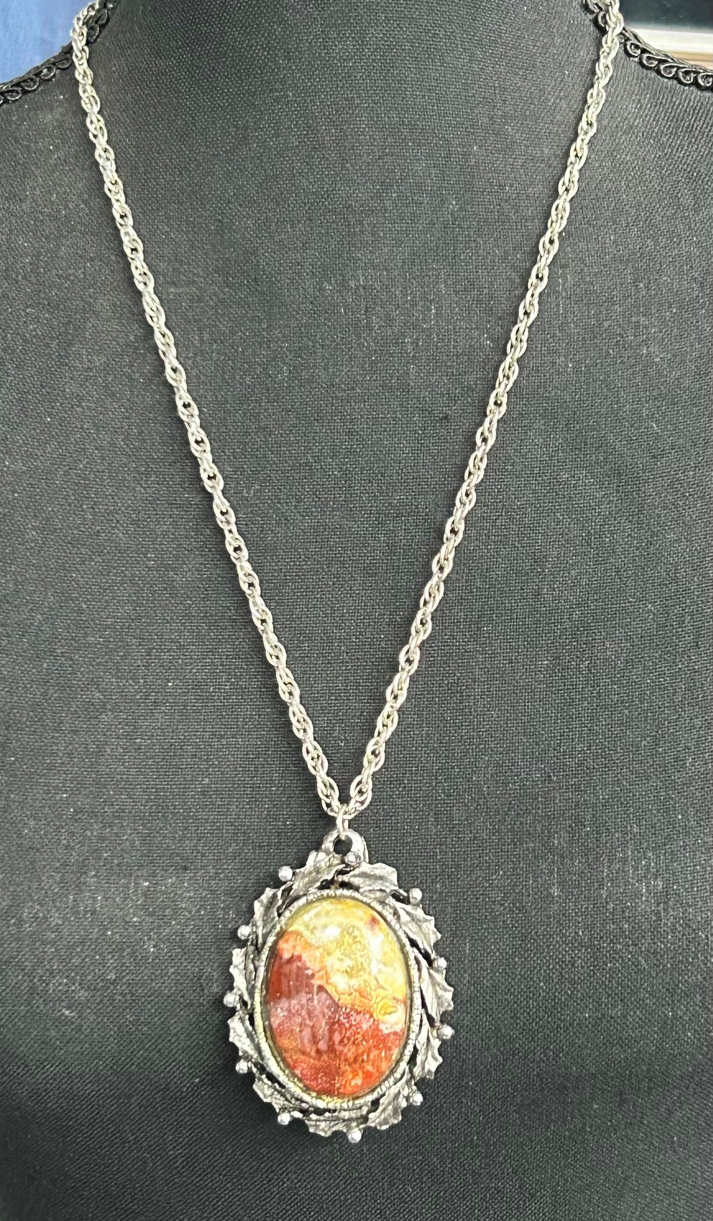 Moroccan Seam Agate Necklace