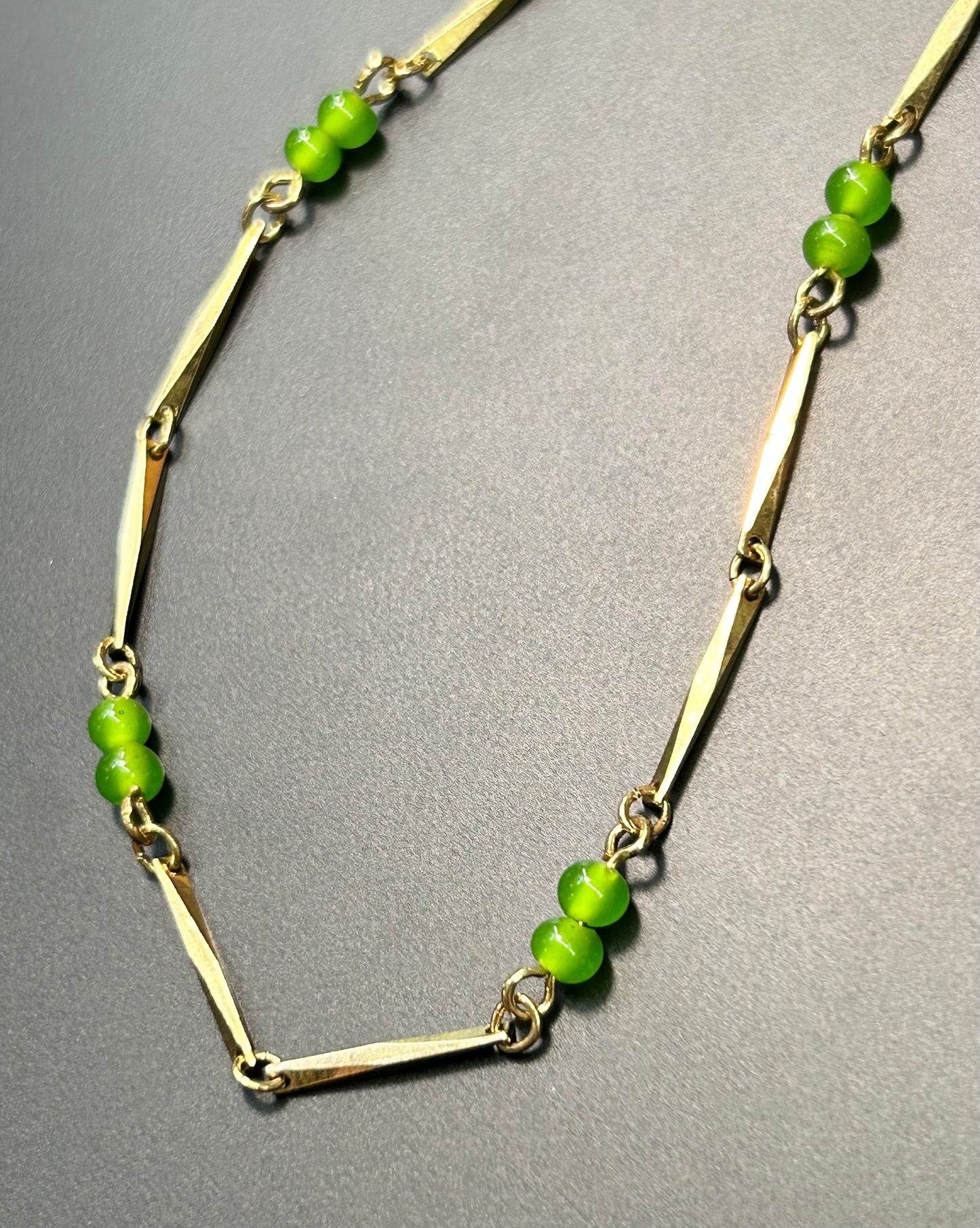 Green Bead Necklace