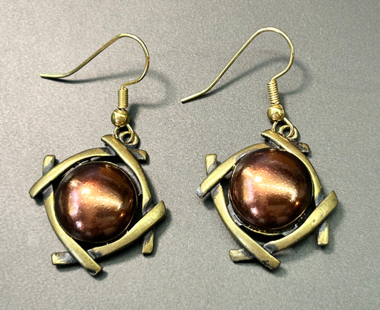 Faux Pearl Earrings