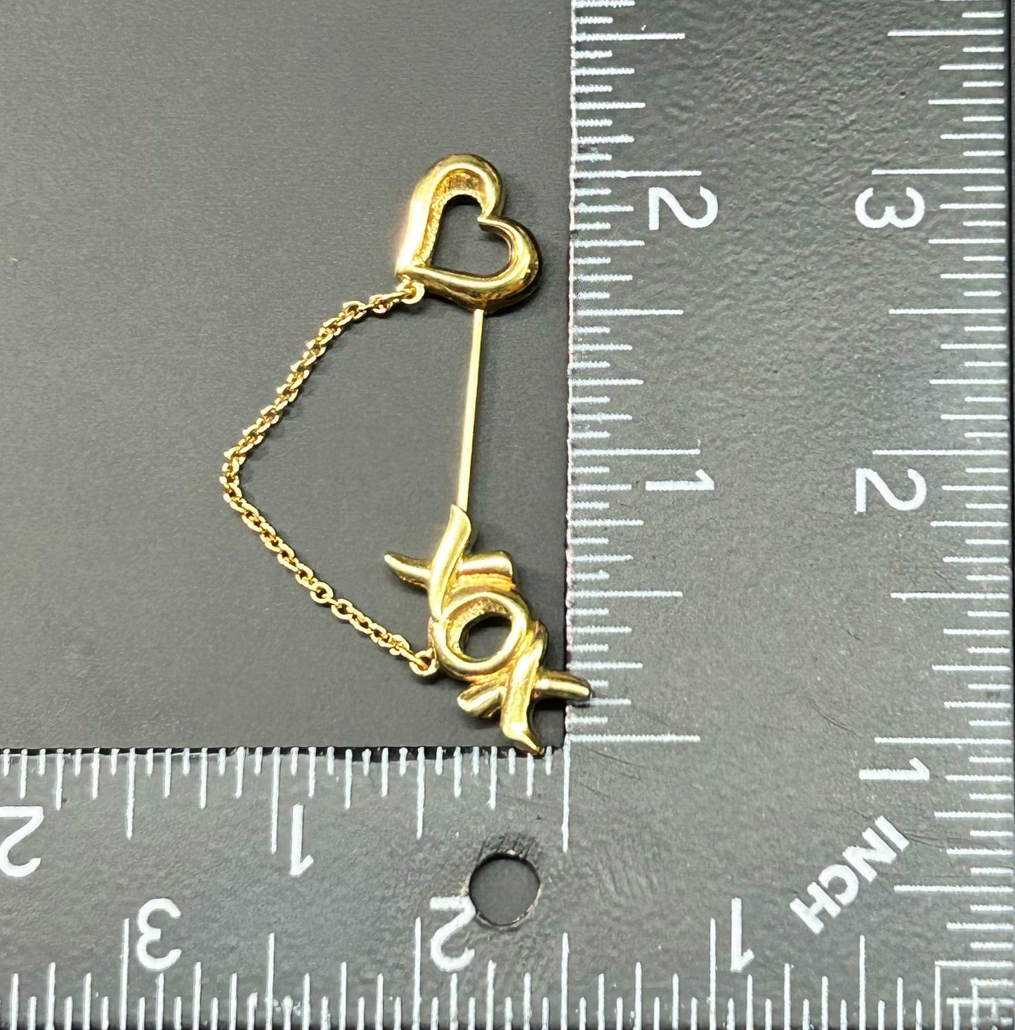 XOX Love Hugs & Kisses Stick Pin