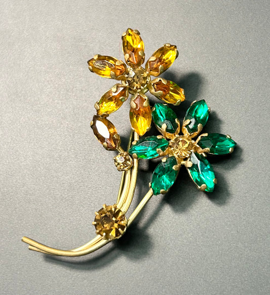 Vintage Flower Brooch