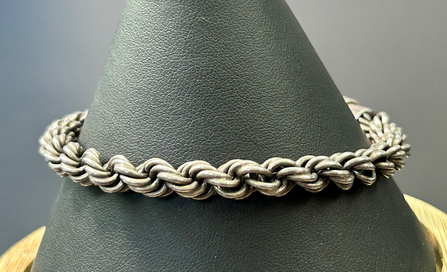 8" Sterling Silver Rope Bracelet