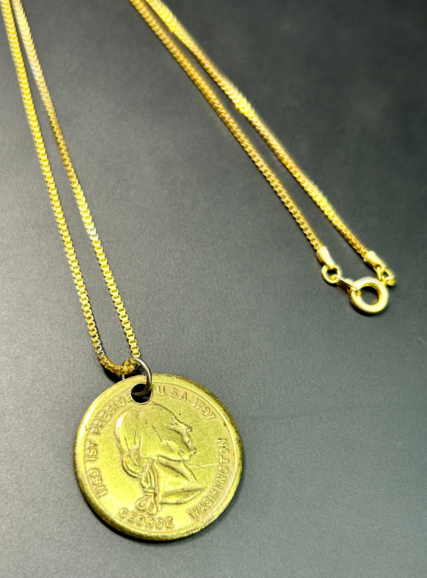 George Washington Coin Necklace