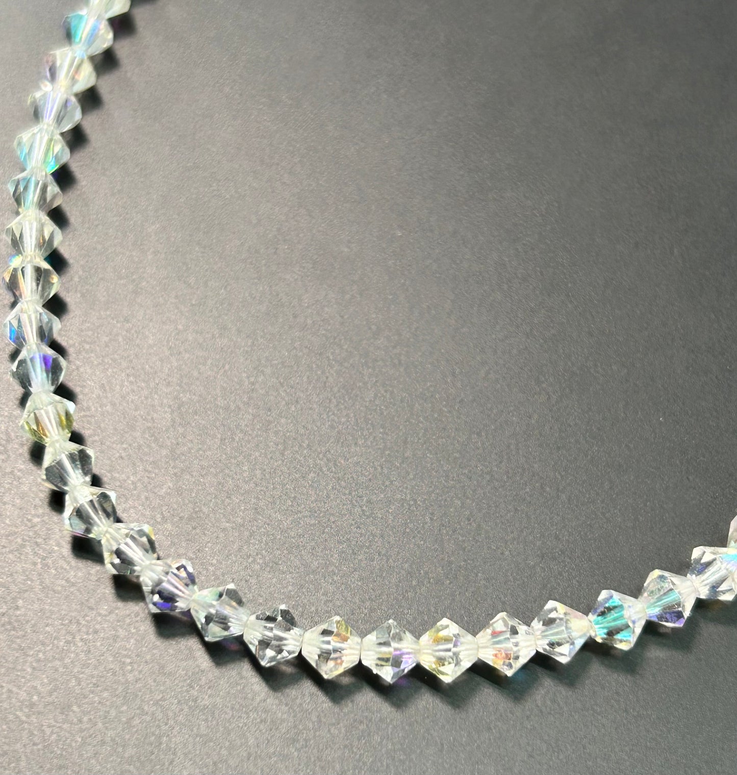 Vintage AB Glass Necklace
