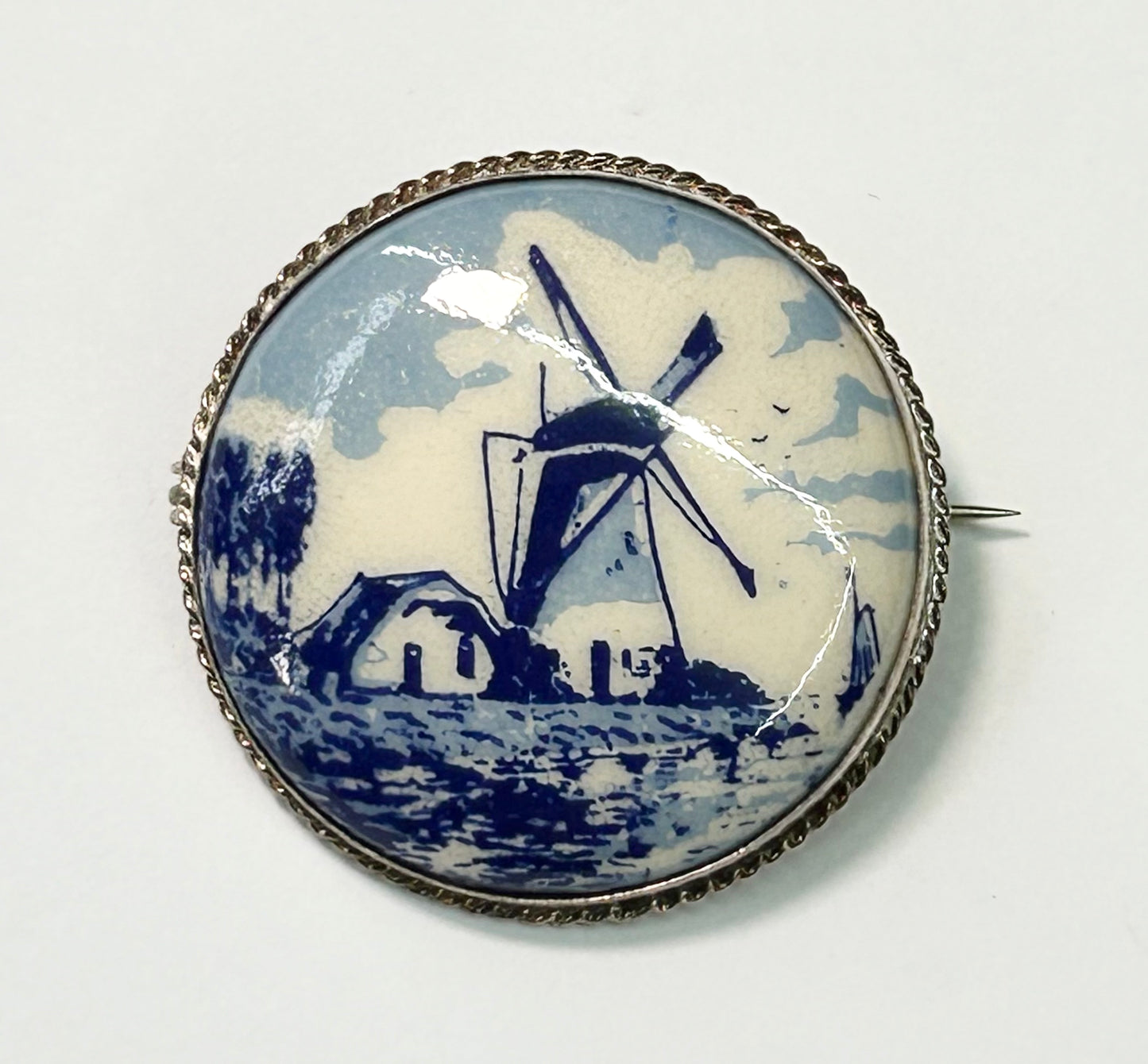 Dutch 835 Silver Brooch