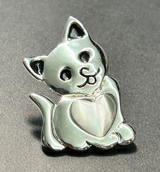 Lia Sophia Cat Pin