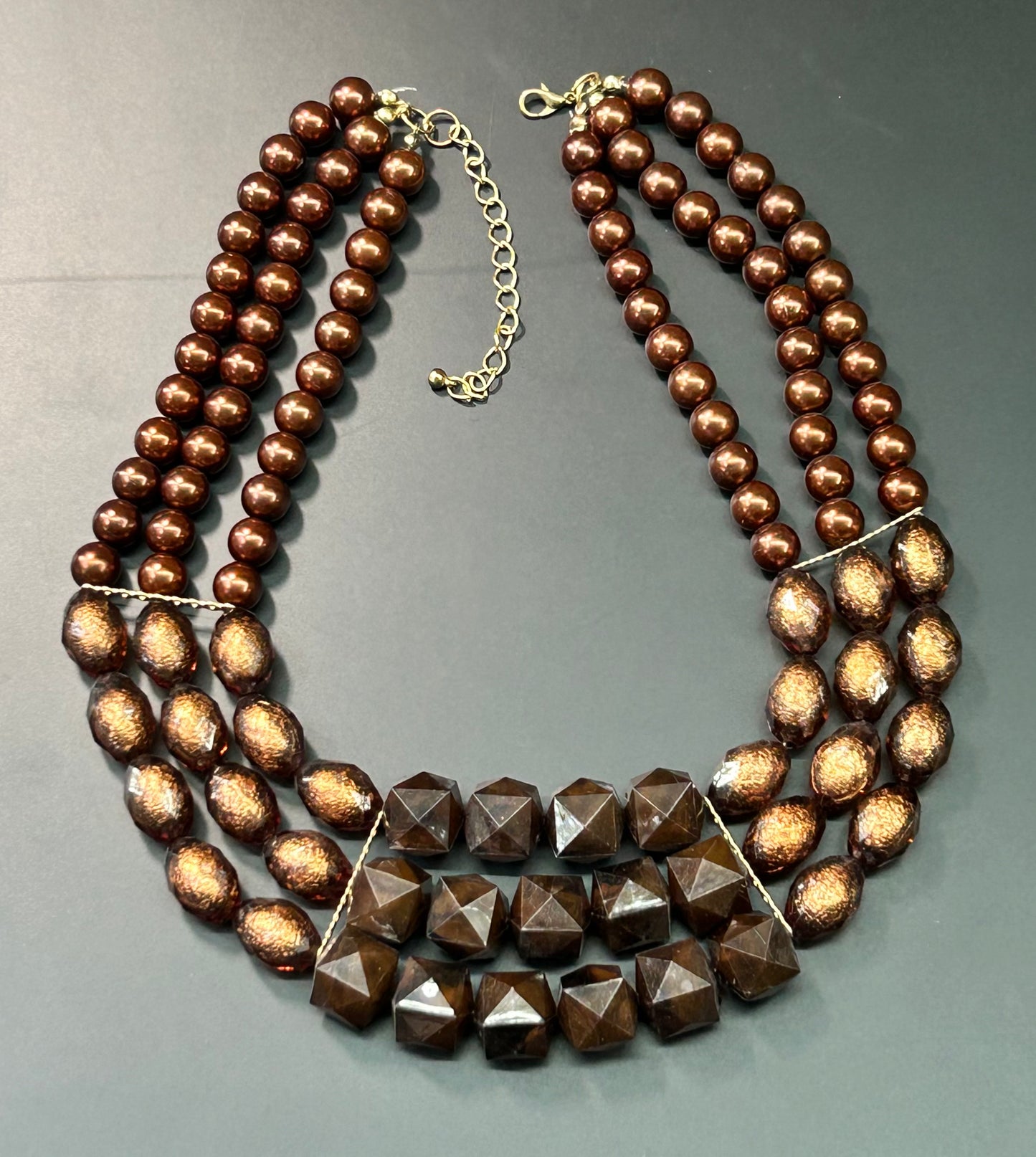 Faux pearl & Acrylic Necklace