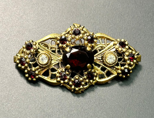 Vintage Rhinestone Brooch