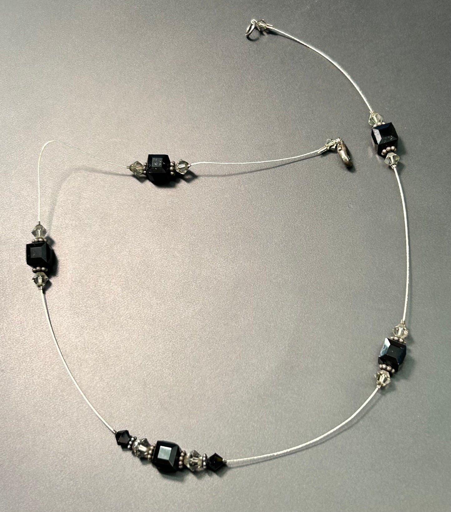 Sterling Silver Glass Bead Necklace