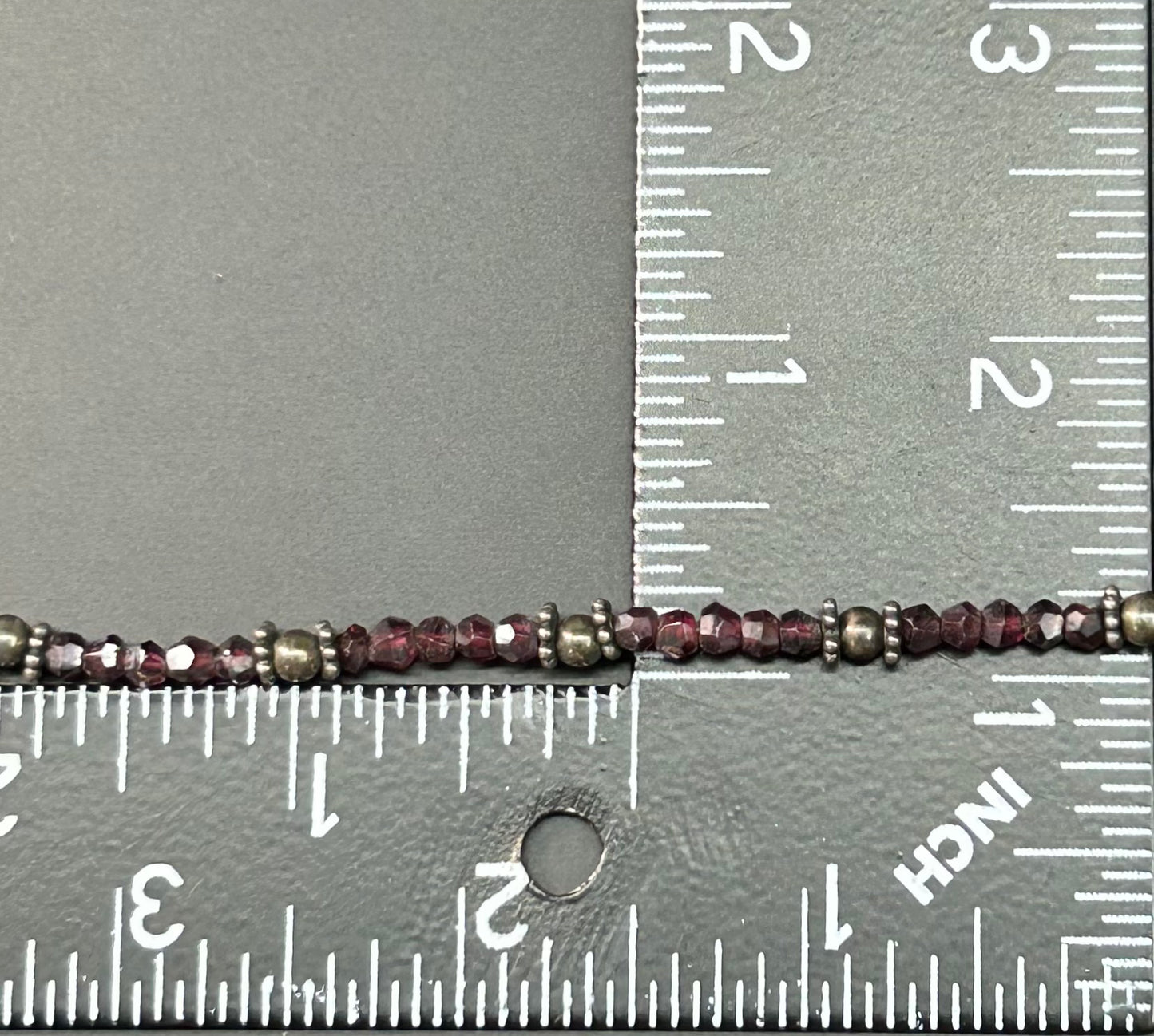 Sterling Silver Garnet Necklace