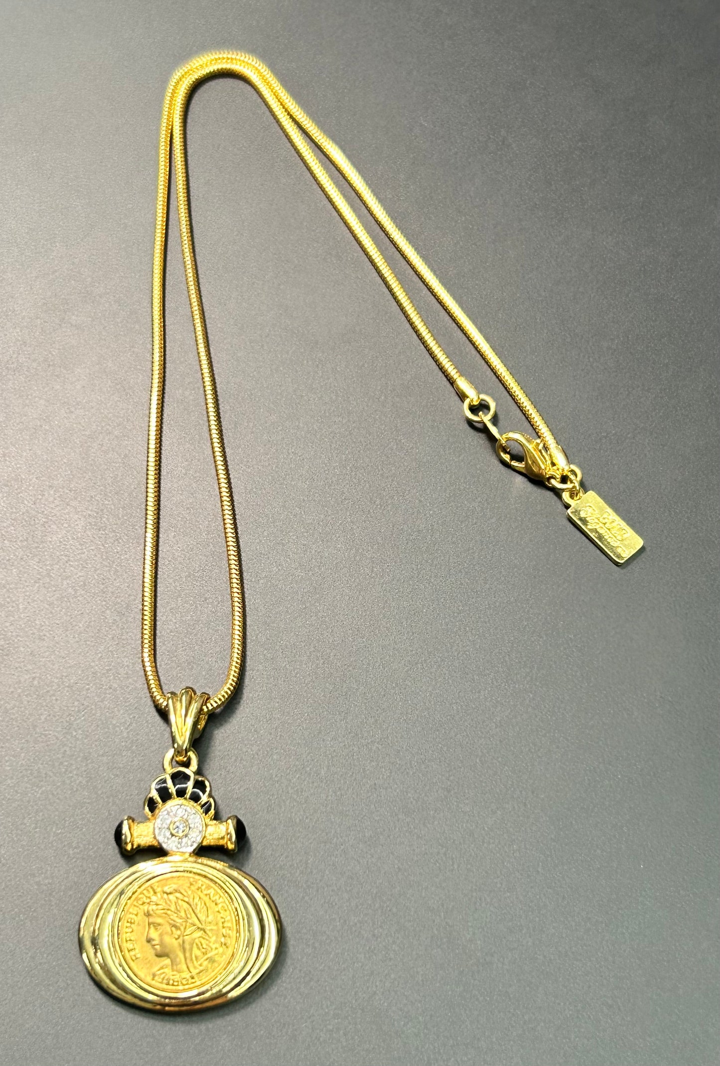 Bold Elegance Coin Necklace