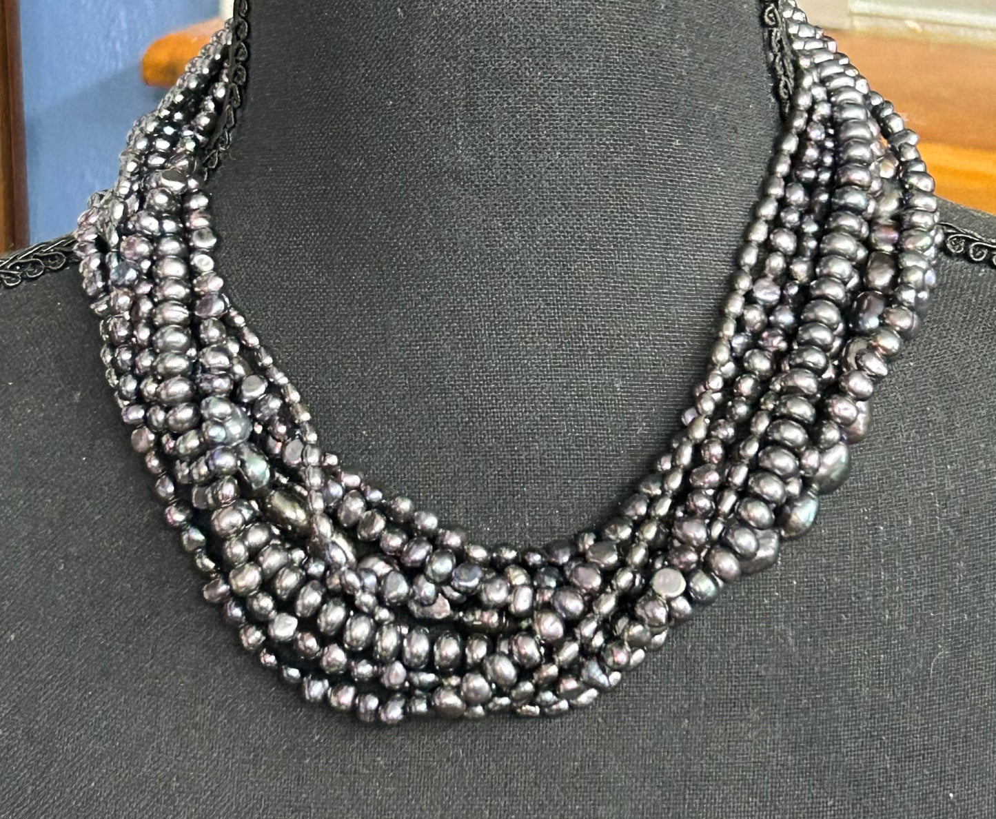 Sterling Silver Pearl Necklace