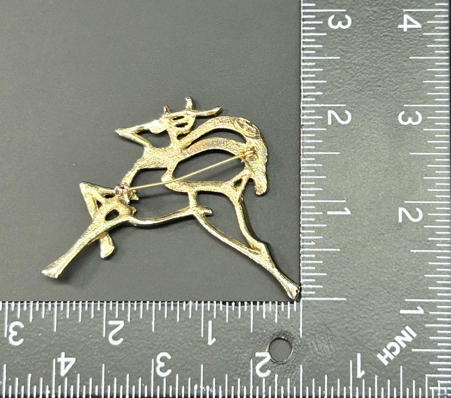 Danecraft Reindeer Brooch