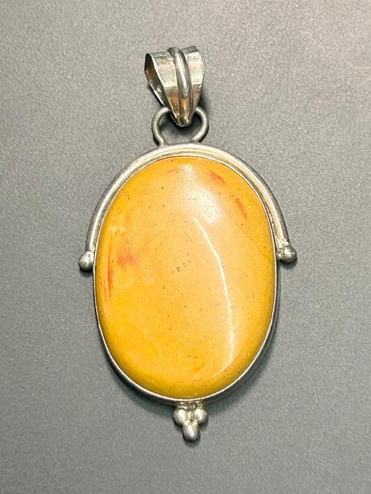 Sterling Silver Mookaite Jasper Pendant