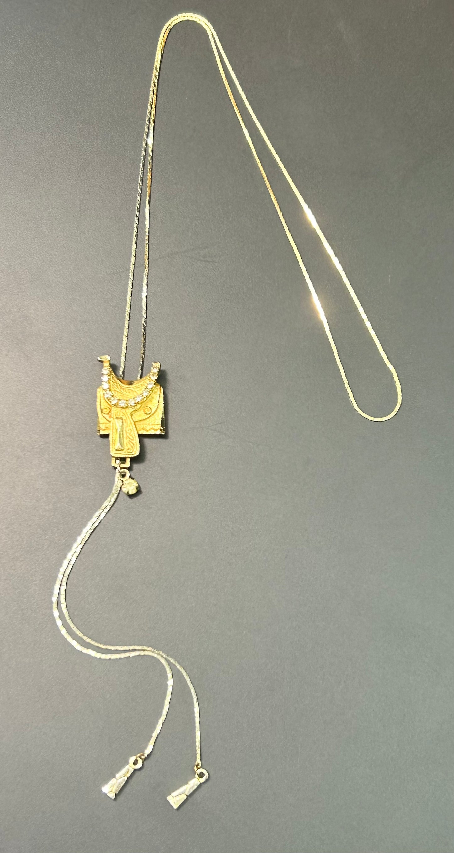 Saddle Bolo Style Necklace