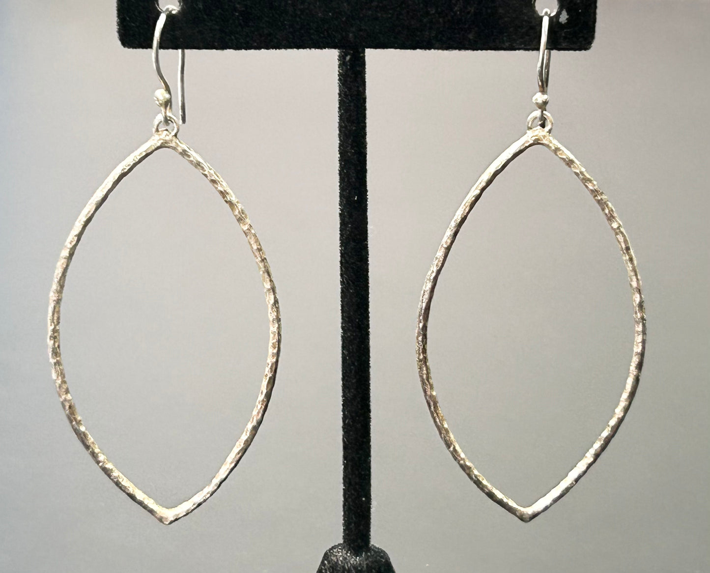 Sterling Silver Hammered Earrings