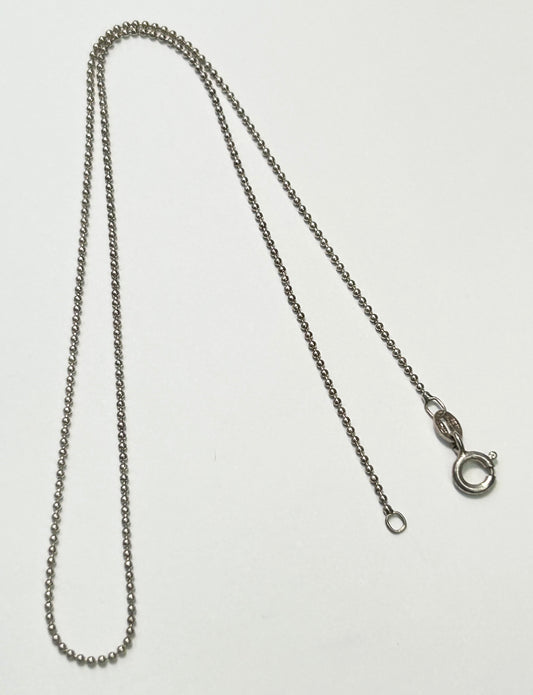 15” Italy Sterling Silver Chain