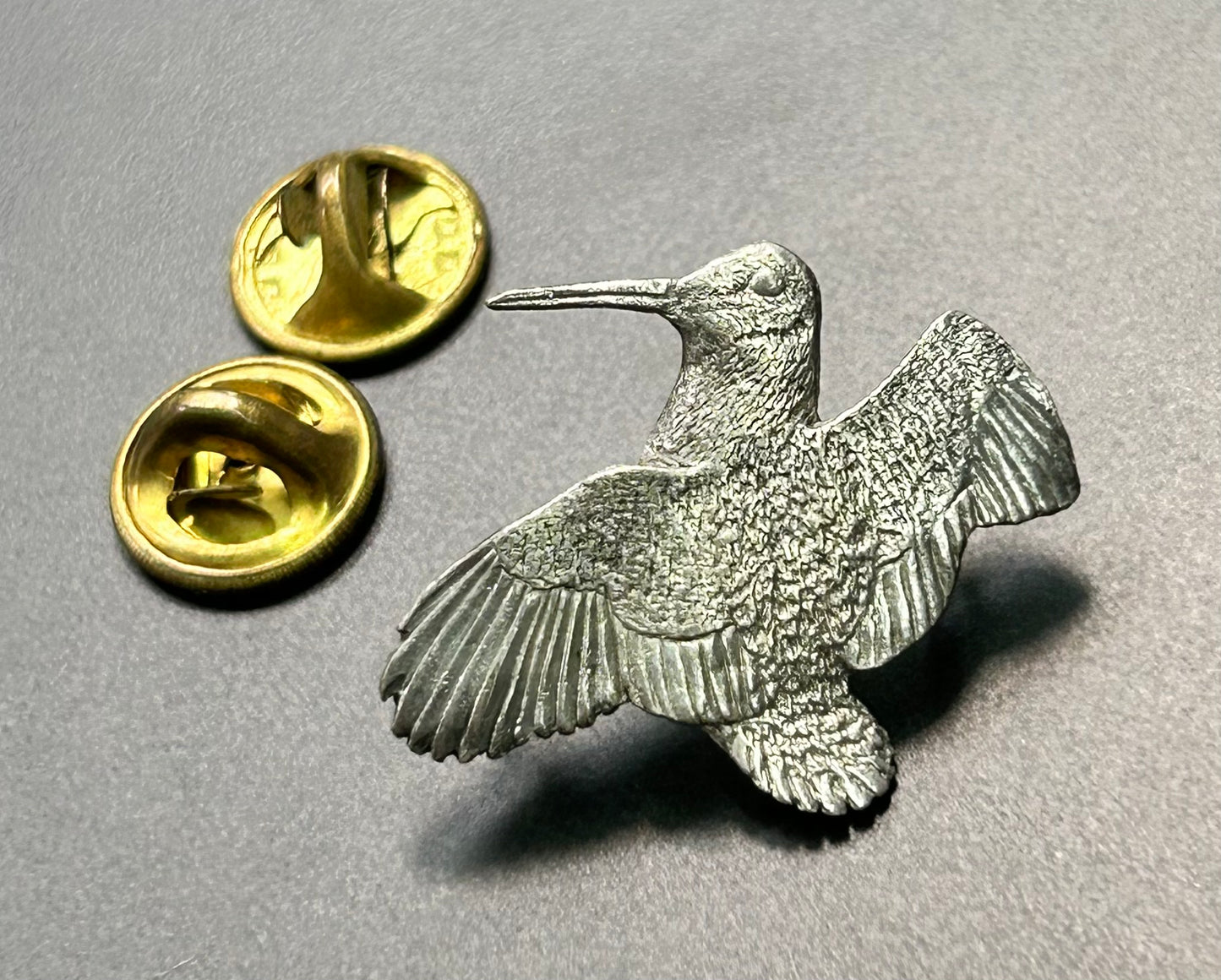 1989 GG Harris Pewter Woodcock Pin