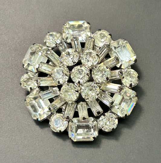 Weiss Rhinestone Brooch