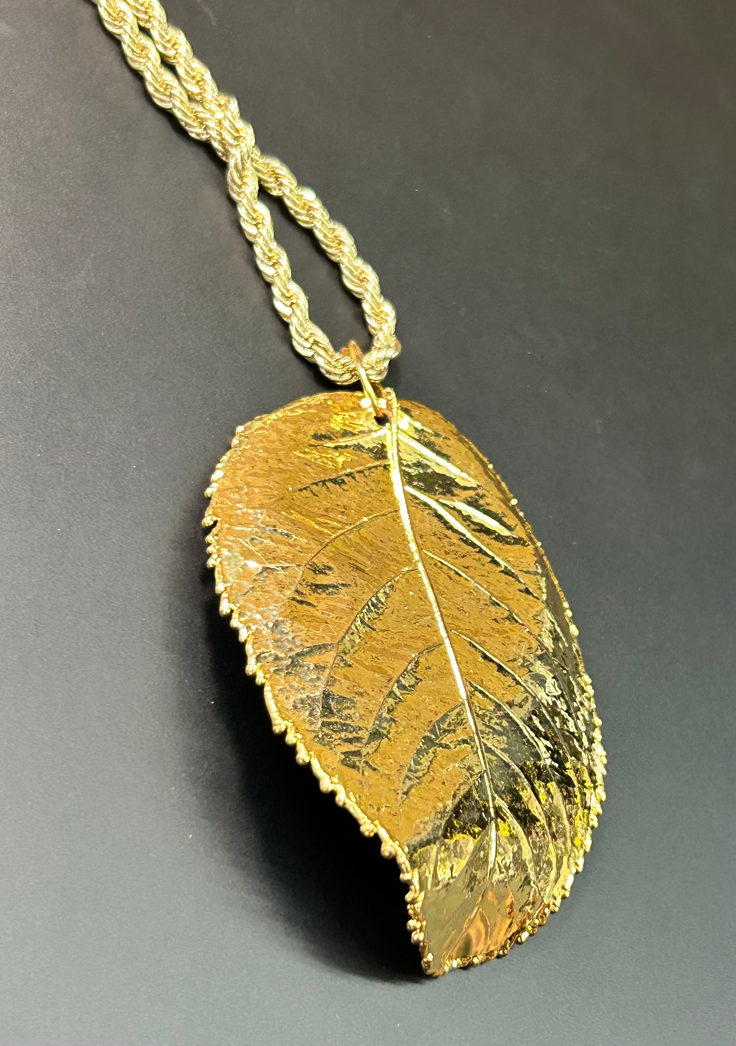 Large Leaf Necklace