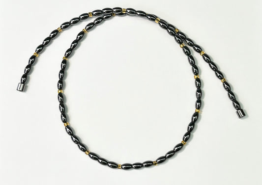 Hematite & Seed Bead Necklace