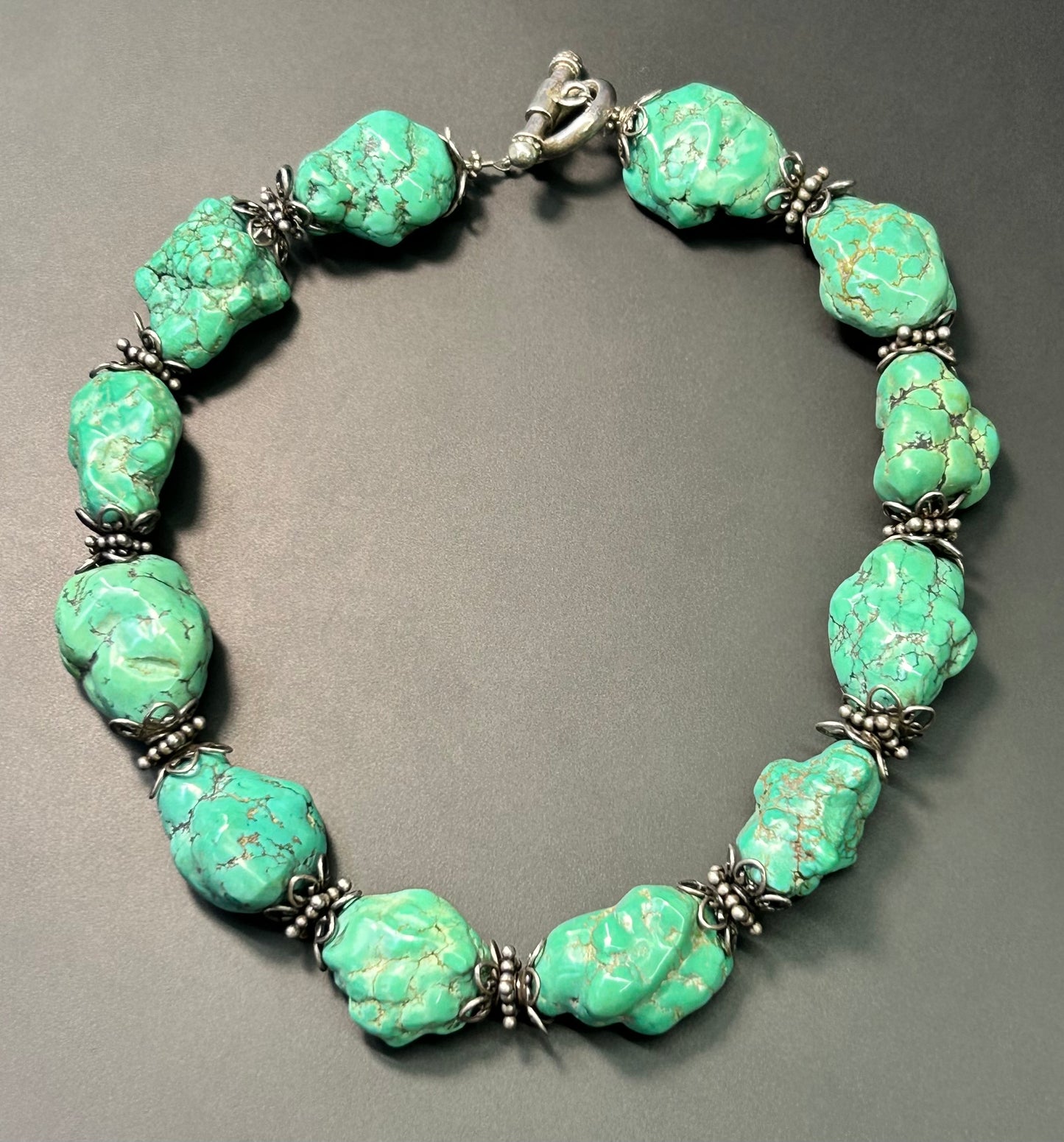 Sterling Silver Turquoise Necklace