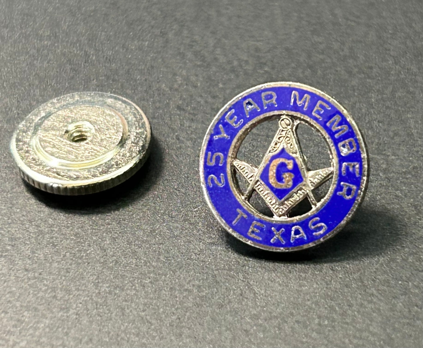 Sterling Silver Freemason Member Pin