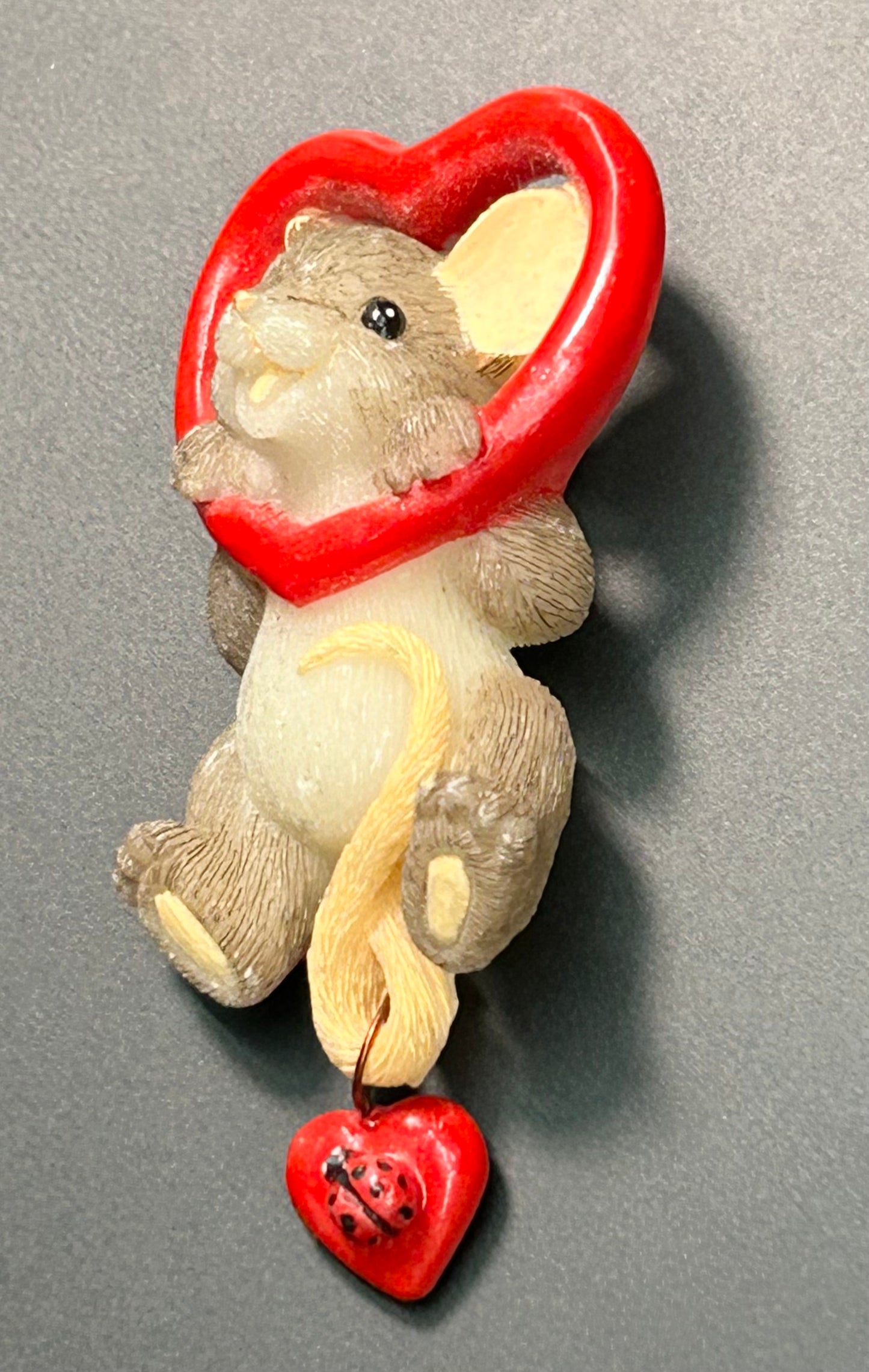Charming Tails Mouse Brooch