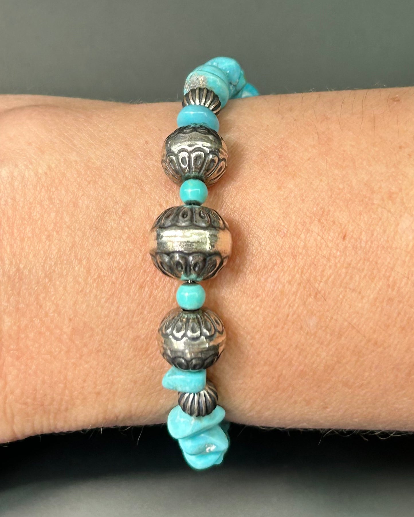 Carolyn Pollack Relios Sterling Silver Turquoise Bracelet