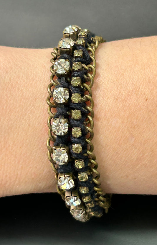 Abercrombie & Fitch Rhinestone Bracelet