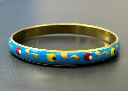 Brass & Enamel Bracelet