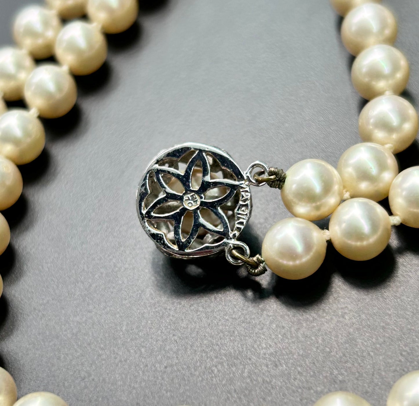 Majorica Vintage Faux Pearl Necklace
