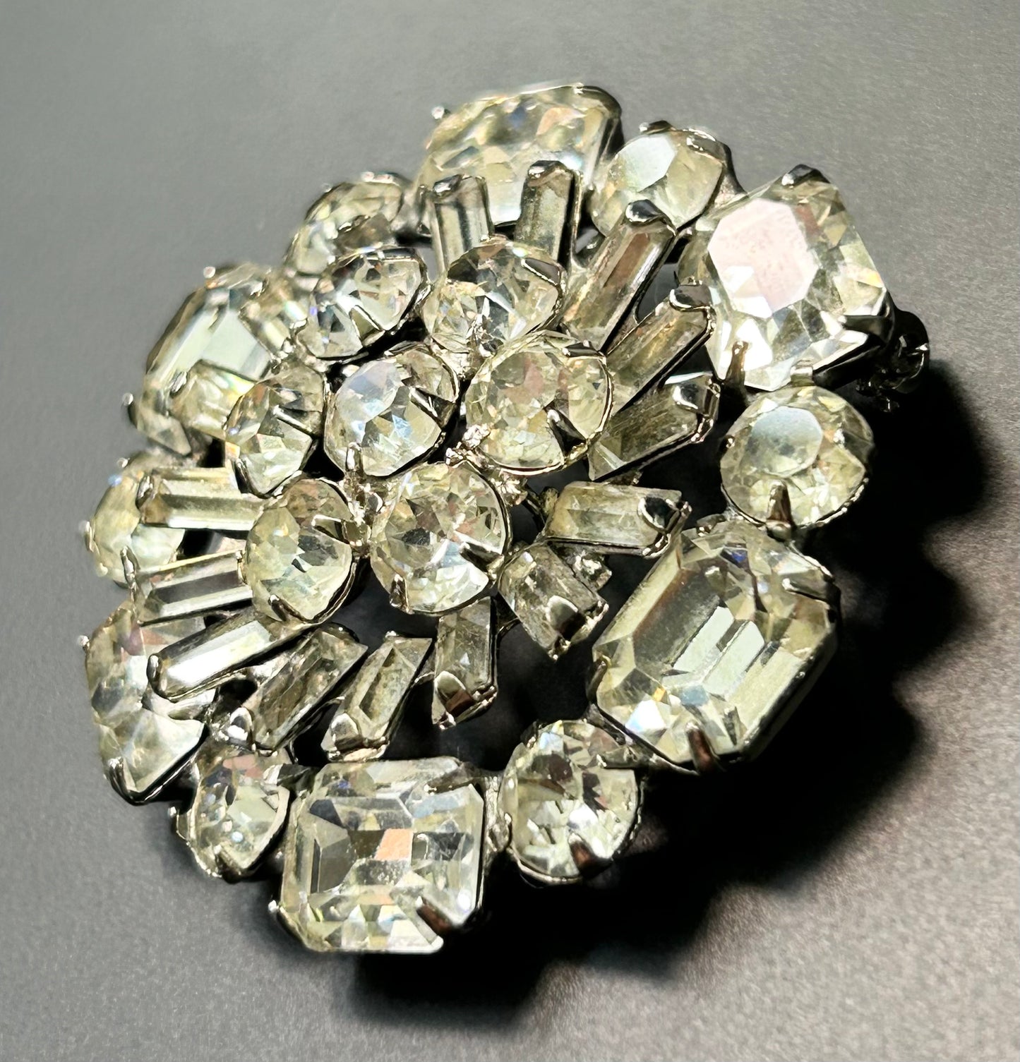 Weiss Rhinestone Brooch