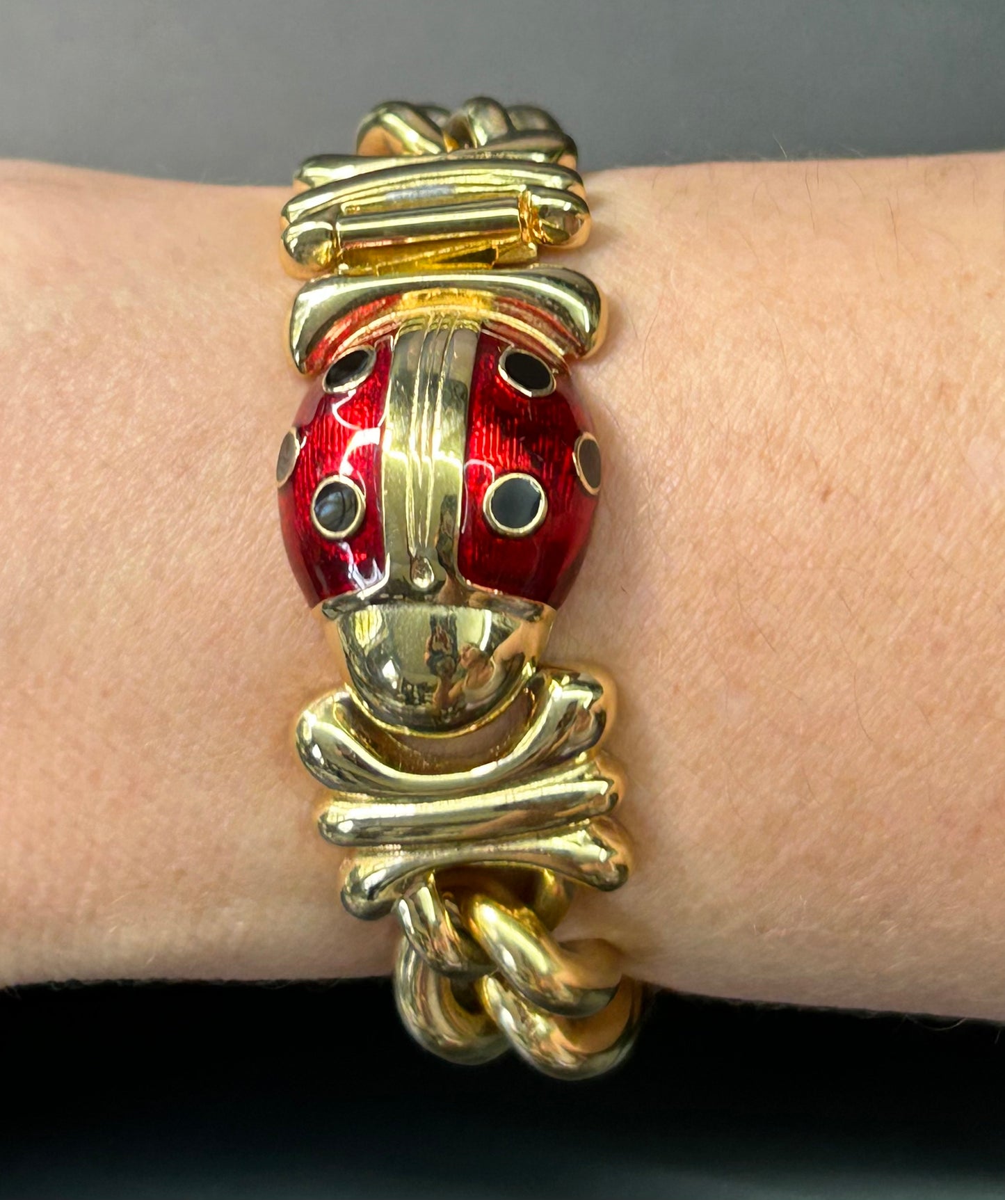 Joan Rivers Ladybug Bracelet